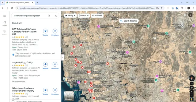 Google Map Scraper  Result